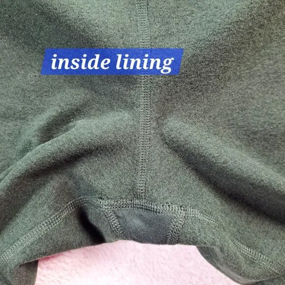 OLD NAVY Extra High-Waisted Cloud Comfy Leggings Women's Size L GREEN Active Gym - Picture 8 of 8